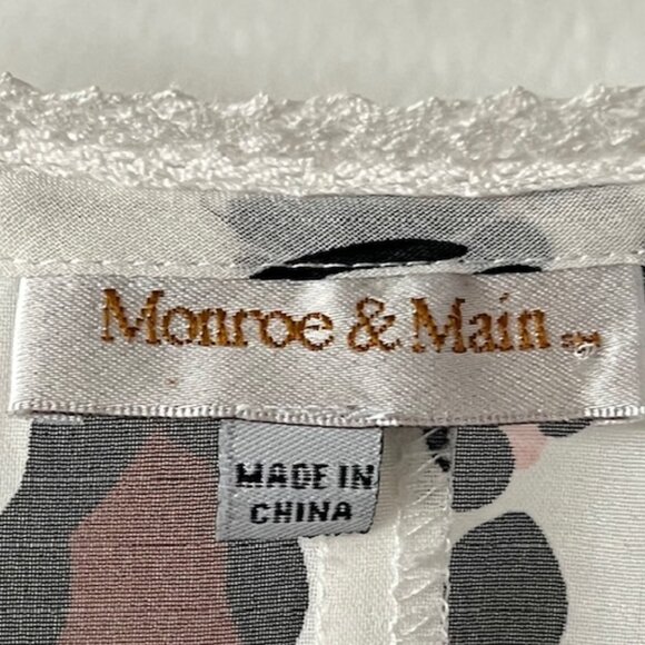 Monroe & Main Womens Sleeveless Semi-Sheer Blouse Size 1X - Shell Only - Picture 2 of 8